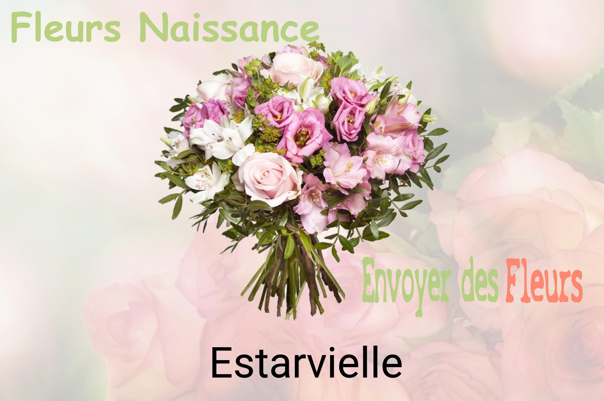 Bouquet de fleurs de naissance livré à Estarvielle